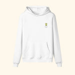 Portraits de Famille Liquid The Hoodie Gin & Tonic Off White Heavy Cotton Front
