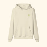 Portraits de Famille Liquid The Hoodie Gin & Tonic Pastel Beige Heavy Cotton Front