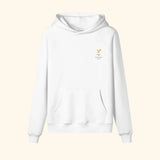 Portraits de Famille Liquid The Hoodie Margarita Off White Heavy Cotton Front