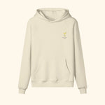 Portraits de Famille Liquid The Hoodie Margarita Pastel Beige Heavy Cotton Front