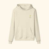 Portraits de Famille Liquid The Hoodie Margarita Pastel Beige Heavy Cotton Front
