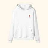 Portraits de Famille Liquid The Hoodie Negroni Off White Heavy Cotton Front