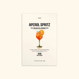 Portraits de Famille Liquid The Postcard Aperol Spritz Matte Paper Front