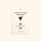 Portraits de Famille Liquid The Postcard Espresso Martini Matte Paper Front