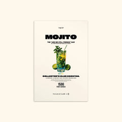 Portraits de Famille Liquid The Postcard Mojito Matte Paper Front