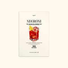 Portraits de Famille Liquid The Postcard Negroni Matte Paper Front