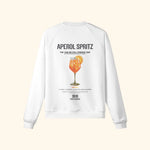 Portraits de Famille Liquid The Sweatshirt Aperol Spritz Off White Heavy Cotton Back