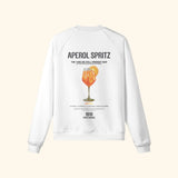 Portraits de Famille Liquid The Sweatshirt Aperol Spritz Off White Heavy Cotton Back