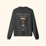 Portraits de Famille Liquid The Sweatshirt Espresso Martini Midnight Black Heavy Cotton Back