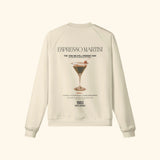 Portraits de Famille Liquid The Sweatshirt Espresso Martini Pastel Beige Heavy Cotton Back