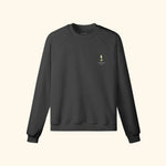 Portraits de Famille Liquid The Sweatshirt French 75 Midnight Black Heavy Cotton Front