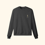 Portraits de Famille Liquid The Sweatshirt French 75 Midnight Black Heavy Cotton Front