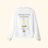 Portraits de Famille Liquid The Sweatshirt French 75 Off White Heavy Cotton Back