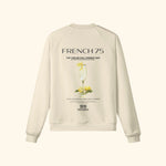 Portraits de Famille Liquid The Sweatshirt French 75 Pastel Beige Heavy Cotton Back