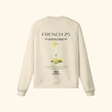 Portraits de Famille Liquid The Sweatshirt French 75 Pastel Beige Heavy Cotton Back