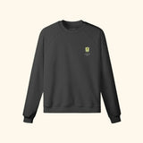 Portraits de Famille Liquid The Sweatshirt Gin & Tonic Midnight Black Heavy Cotton Front