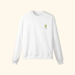 Portraits de Famille Liquid The Sweatshirt Gin & Tonic Off White Heavy Cotton Front