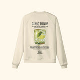 Portraits de Famille Liquid The Sweatshirt Gin & Tonic Pastel Beige Heavy Cotton Back