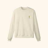 Portraits de Famille Liquid The Sweatshirt Gin & Tonic Pastel Beige Heavy Cotton Front