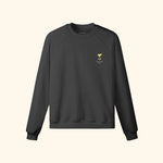 Portraits de Famille Liquid The Sweatshirt Margarita Midnight Black Heavy Cotton Front