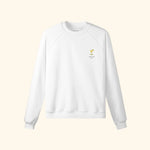 Portraits de Famille Liquid The Sweatshirt Margarita Off White Heavy Cotton Front