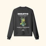 Portraits de Famille Liquid The Sweatshirt Sangria Midnight Black Heavy Cotton Back