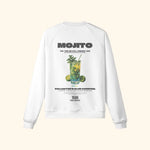 Portraits de Famille Liquid The Sweatshirt Sangria Off White Heavy Cotton Back