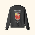 Portraits de Famille Liquid The Sweatshirt Negroni Midnight Black Heavy Cotton Back