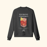 Portraits de Famille Liquid The Sweatshirt Negroni Midnight Black Heavy Cotton Back