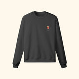 Portraits de Famille Liquid The Sweatshirt Negroni Midnight Black Heavy Cotton Front