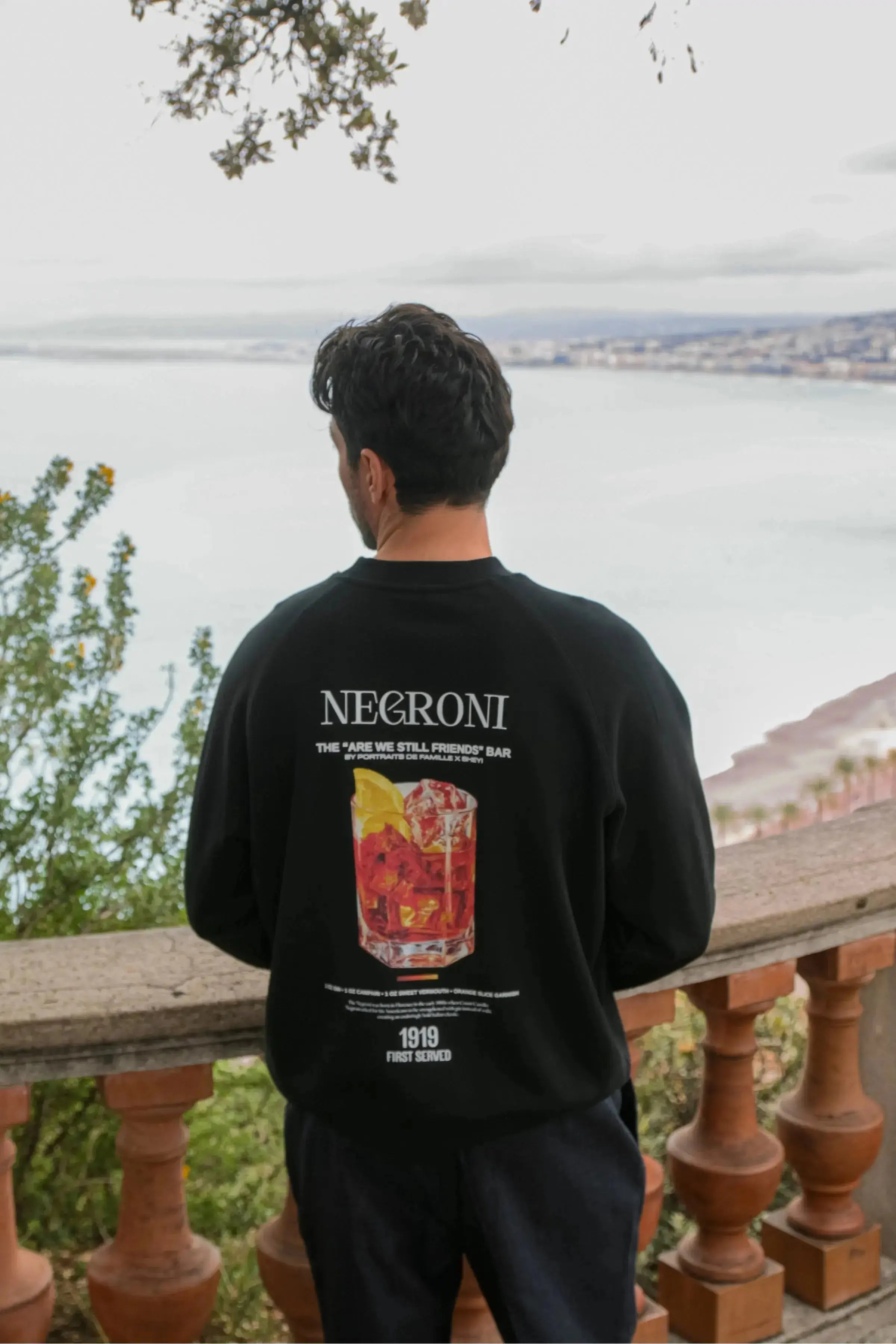 Portraits de Famille Liquid The Sweatshirt Negroni Model 1