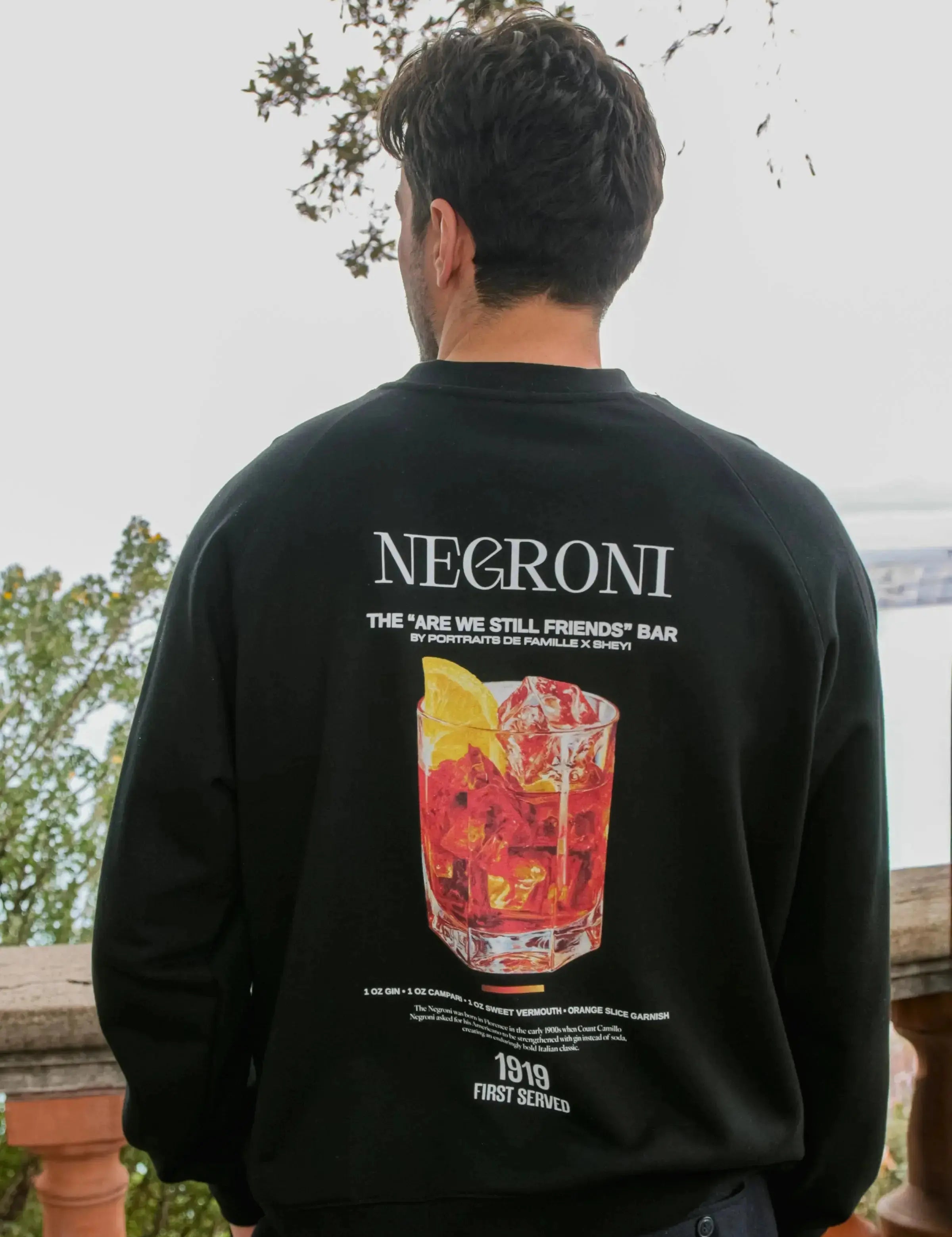 Portraits de Famille Liquid The Sweatshirt Negroni Model 3