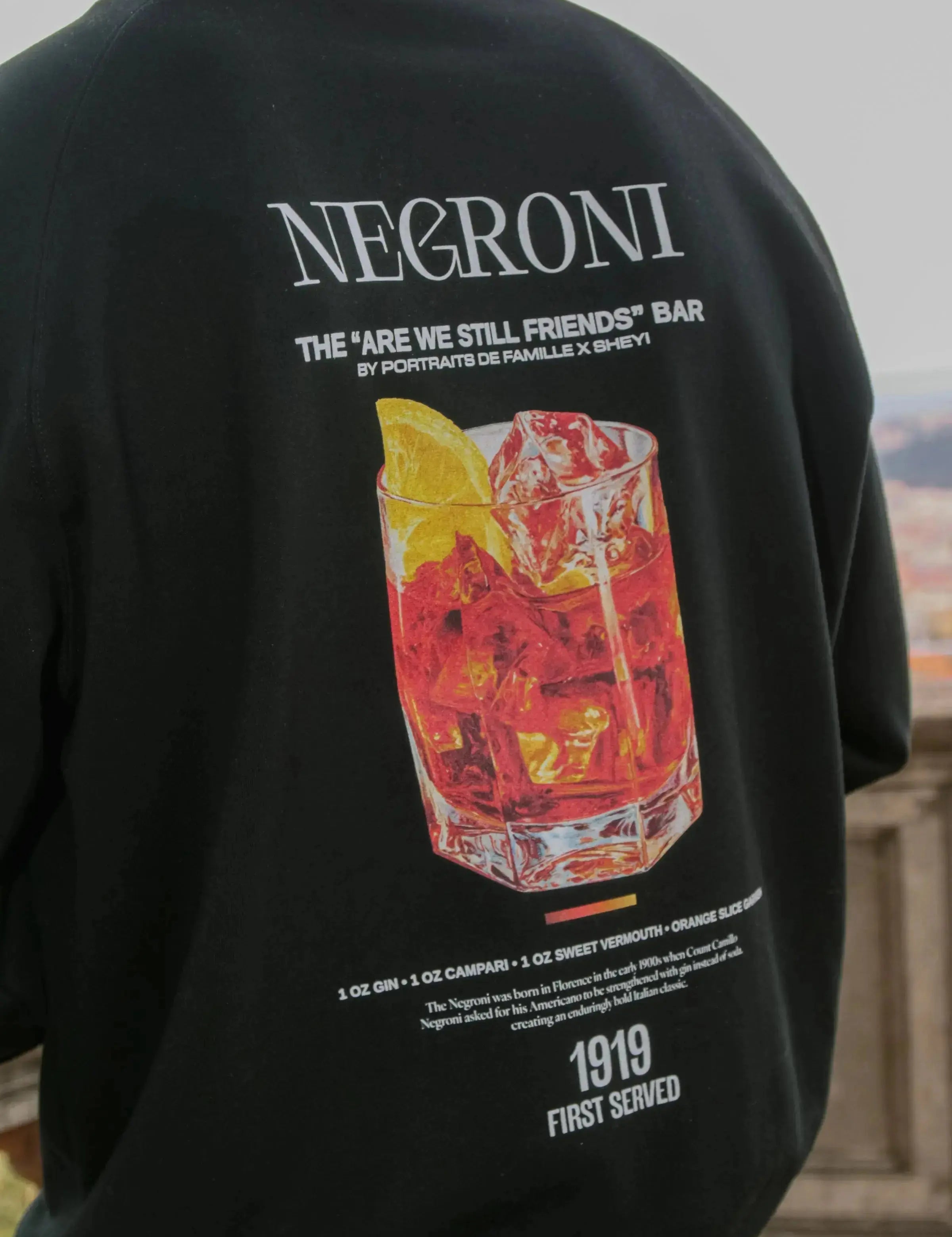 Portraits de Famille Liquid The Sweatshirt Negroni Model 4