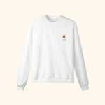 Portraits de Famille Liquid The Sweatshirt Negroni Off White Heavy Cotton Front