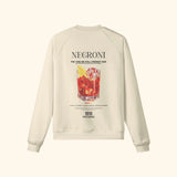 Portraits de Famille Liquid The Sweatshirt Negroni Pastel Beige Heavy Cotton Back