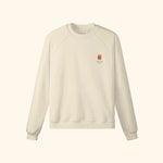 Portraits de Famille Liquid The Sweatshirt Negroni Pastel Beige Heavy Cotton Front