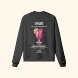 Portraits de Famille Liquid The Sweatshirt Sangria Midnight Black Heavy Cotton Back