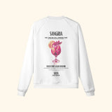 Portraits de Famille Liquid The Sweatshirt Sangria Off White Heavy Cotton Back
