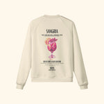 Portraits de Famille Liquid The Sweatshirt Sangria Pastel Beige Heavy Cotton Back