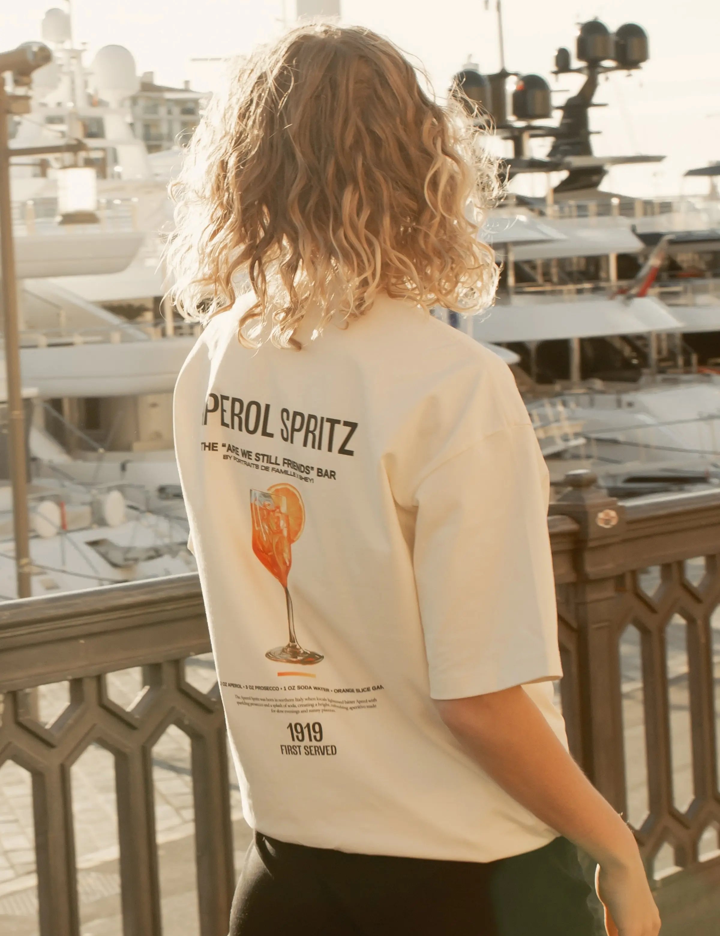 Portraits de Famille The Tee Aperol Spritz Model 1