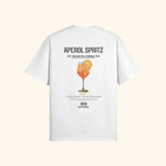 Portraits de Famille Liquid The Tee Aperol Spritz Off White Heavy Cotton Back
