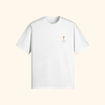 Portraits de Famille Liquid The Tee Aperol Spritz Off White Heavy Cotton Front