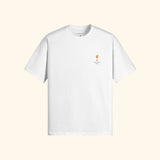 Portraits de Famille Liquid The Tee Aperol Spritz Off White Heavy Cotton Front