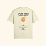 Portraits de Famille Liquid The Tee Aperol Spritz Pastel Cream Heavy Cotton Back