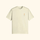 Portraits de Famille Liquid The Tee Aperol Spritz Pastel Cream Heavy Cotton Front