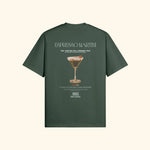 Portraits de Famille Liquid The Tee Espresso Martini Forest Green Heavy Cotton Back