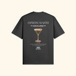 Portraits de Famille Liquid The Tee Espresso Martini Midnight Black Heavy Cotton Back