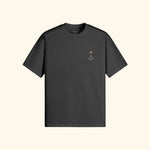 Portraits de Famille Liquid The Tee Espresso Martini Midnight Black Heavy Cotton Front