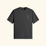 Portraits de Famille Liquid The Tee Espresso Martini Midnight Black Heavy Cotton Front