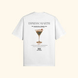 Portraits de Famille Liquid The Tee Espresso Martini Off White Heavy Cotton Back
